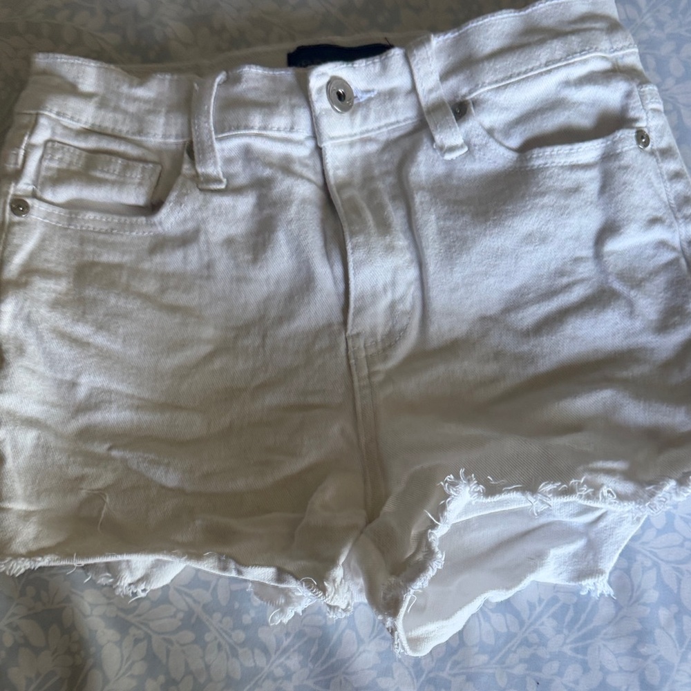 Kendall & Kylie White Jean Shorts